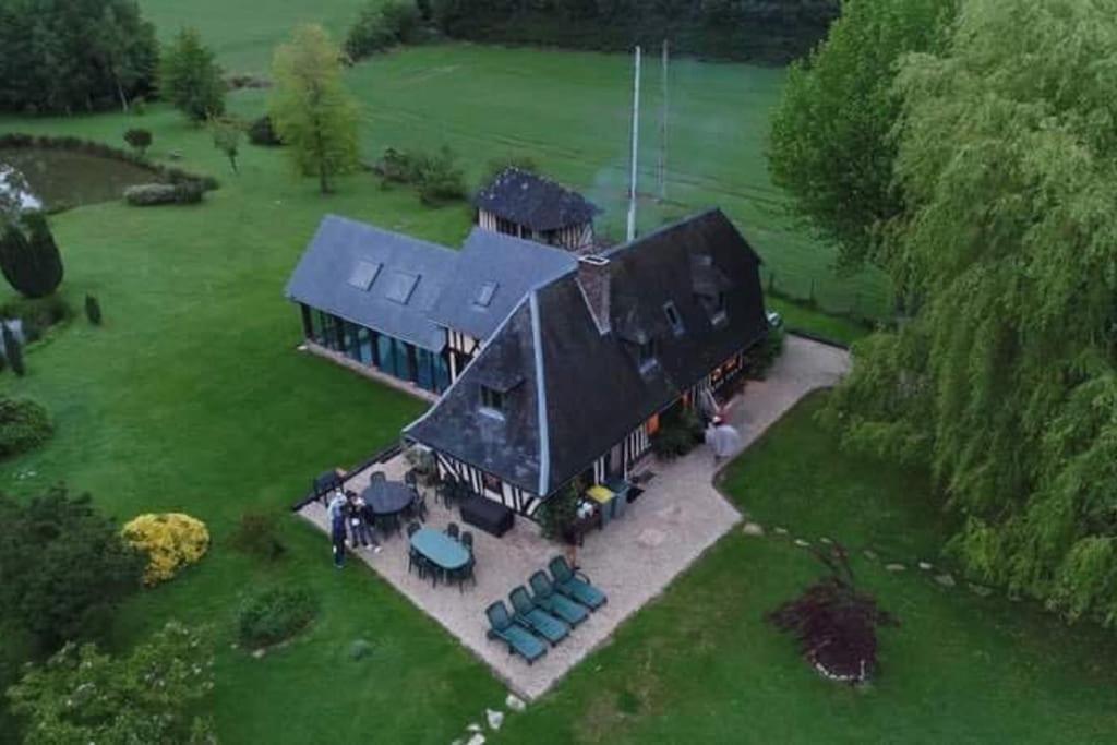 Domaine Du Bois L'Abbe Vila Épaignes Exterior foto